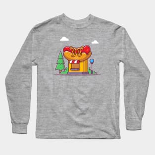 Hot Dog Shop Long Sleeve T-Shirt